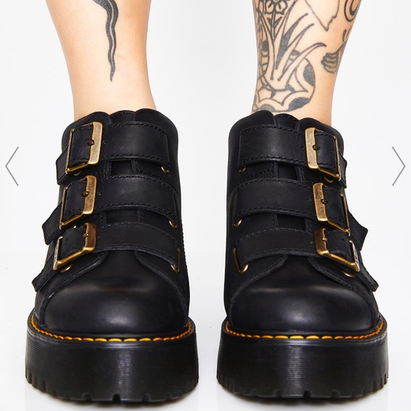 DR MARTENS COPPOLA PLATFORM BOOTS - Picture 2 of 12